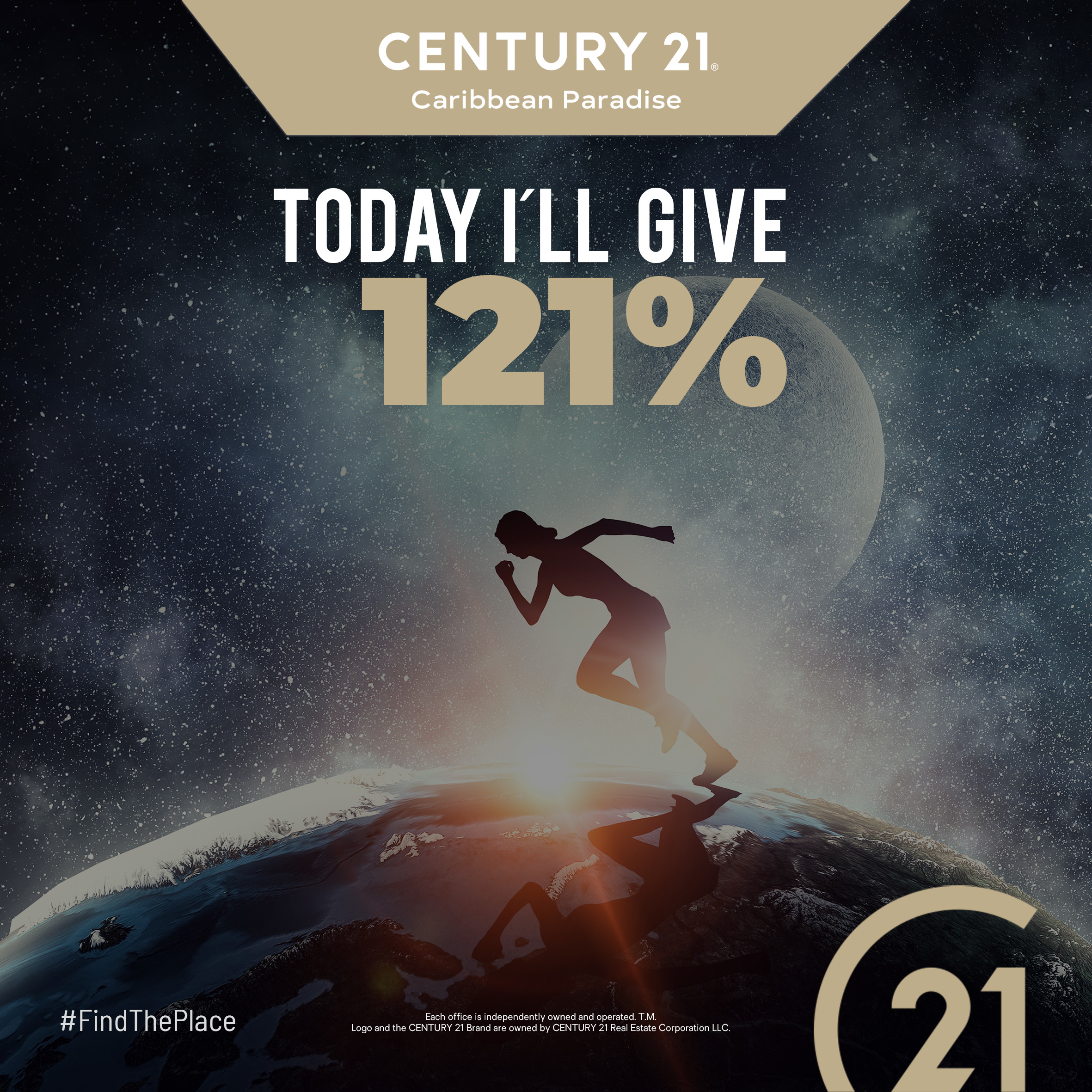 today i give 121%